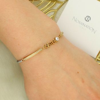 Bransoletka Nomination Milleluci Family – SISTER Żółte Złoto PVD z Cyrkoniami  028027008 (3).jpg